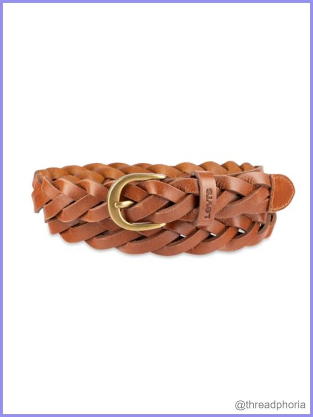Fully Adjustable Braided Leather Belt for Jeans and Dresses